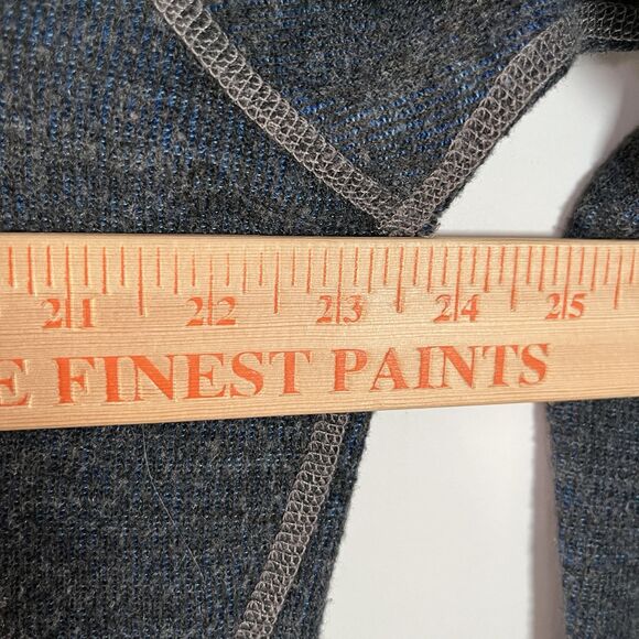 Kuhl Chianti Fleece 1/4 Zip Pullover Medium Poly Wool Blend Navy Blue Gorpcore - Picture 6 of 10